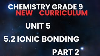 CHEMISTRY GRADE 9 UNIT 5 CHEMICAL BONDING  52 IONIC BONDING PART 2 NEW CURRICULUM BY AFAAN OROMOO [upl. by Ramsa]