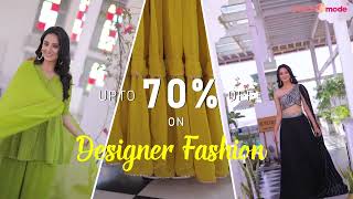 Upto 70 Off On Designer Fashion  Peachmode [upl. by Nylsoj633]