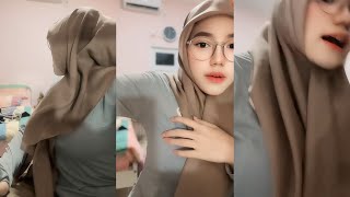 Hijab live tiktok pamer boba [upl. by Hardan]