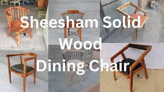 Sheesham Solid Wood Dining Chair [upl. by Eelyme881]