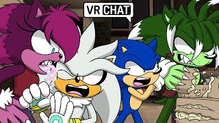 Sonics Disruptive Werehog Siblings Feat Silver VR Chat [upl. by Kusin]