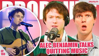 Alec Benjamin Talks Quitting Music Dropouts 180 [upl. by Newob]