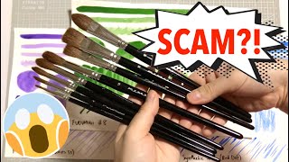 Is it a SCAM  Cheapest Kolinsky Sable Brushes  Fuumuui [upl. by Einahets582]