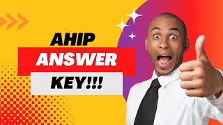 Unlock the Secret to Acing the 2024 Ahip Answer Key [upl. by Randene]