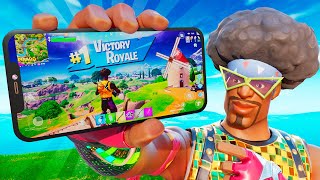 EL RETO DE JUGAR FORTNITE MOBILE EN 2024 [upl. by Naras]