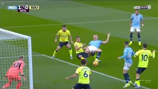 🏴󠁧󠁢󠁥󠁮󠁧󠁿 Haaland GOAL vs Southampton Manchester city vs Southampton Highlights premier league [upl. by Aisaim]