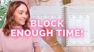 Calendar Blocking How to Plan Enough Time [upl. by Natka]