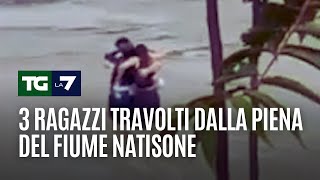 3 ragazzi travolti dalla piena del fiume Natisone [upl. by Caswell]