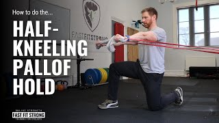 HalfKneeling Pallof Hold [upl. by Ylyl]