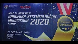 Majlis Anugerah Kecemerlangan Mahasiswa PSMZA 2020 [upl. by Lilyan]