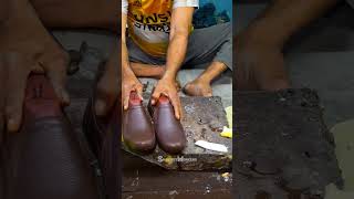 How We Manufacture Brown Leather Shoes [upl. by Aurore324]