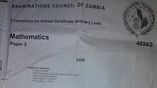 Maths paper 2 2020 internal section A [upl. by Whyte]