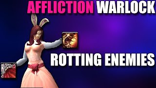 AFFLICTION WARLOCK IS TOO GOOD OR I AM TOO GOOD FOR WORLD OF WARCRAFT DOMINATING SHUFFLES [upl. by Akiehs]