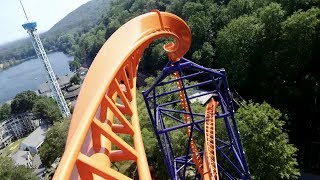 Phobia Front Seat POV 2017 FULL HD Lake Compounce [upl. by Eenahpets]