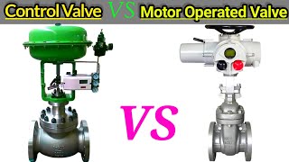 Control Valve vs Motor Operated Valve  What is Different Between Control Valve and MOV [upl. by Rowena948]