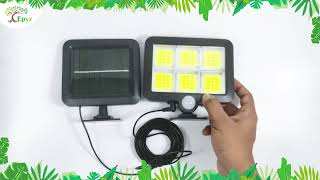 Epyz Solar Motion Sensor Light  Manual [upl. by Will345]