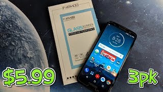 Moto G6  Tempered Glass Screen Protector [upl. by Euqinahc963]