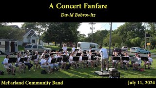 McFarland Community Band Concert July 11 2024 [upl. by Nabalas]