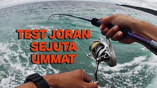 Tes Joran Capung 762 dengan reel Tridentech Silver Rays [upl. by Ahtera]