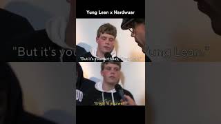 Yung Lean and Nardwuar yunglean nardwuar [upl. by Arlinda831]