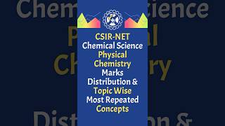 csir net chemistry marks distributioncsir net chemical science most repeated concepts amp questions [upl. by Ardnaet332]