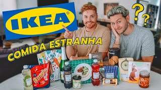 COMPRÁMOS A COMIDA MAIS ESTRANHA DO IKEA 🇸🇪 [upl. by Aihsele]