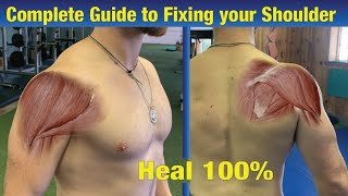 Complete Guide to Shoulder Rehab NO SURGERY NEEDED  Fix Impingement amp Injury Prevention [upl. by Dreyer]