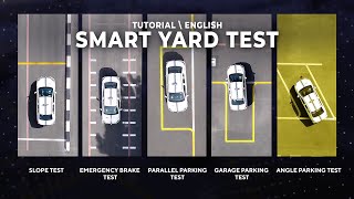 Smart Yard Parking Test  Galadari Motor Driving Centre English [upl. by Leo]