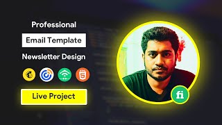 Clients Live Project  MailChimp Email Template Design Complete Bangla Tutorial By Akon M Hasib [upl. by Say]