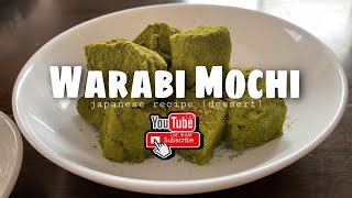 HOW TO MAKE DELICIOUS WARABI MOCHIJAPANESE DESSERTEASY TO COOK [upl. by Eniawd662]