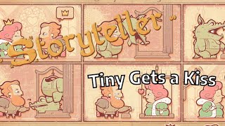 Storyteller  Chapter 5  Level 4  Tiny Gets a Kiss  Puzzle Game [upl. by Dannie]