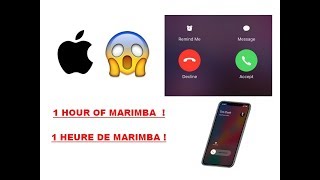 4K  MARIMBA 1 HOUR VERSION 😱 ORIGINAL IPHONE RINGTONE  1 HEURE SONNERIE IPHONE MARIMBA [upl. by Amorette823]