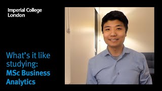 Studying a Masters in Business Analytics at Imperial College Business School [upl. by Snahc968]