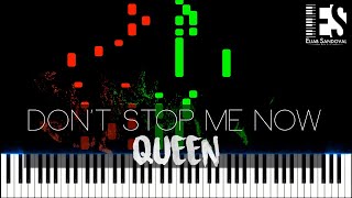 Dont Stop Me Now  Queen Piano Tutorial  Eliab Sandoval [upl. by Hanas]