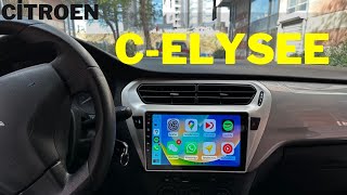 CİTROEN CELYSEE 9 İNÇ ANDROİD MULTİMEDYA SİSTEMİ  citroen carplay [upl. by Naot]