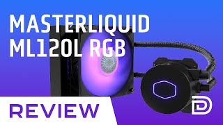 Cooler Master MasterLiquid ML120L RGB V2 Review [upl. by Nehtiek]