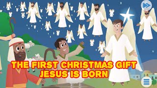 The First ChristmasGift Jesus is born  Bible for Kids [upl. by Eirruc]