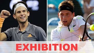 Dominic Thiem vs Filip Krajinovic EXHIBITION 2020 [upl. by Pascale]