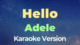 Hello Karaoke  Adele [upl. by Elvira]