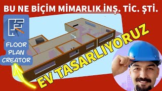 Floor Plan Creator ile Kat Planı Nasıl Yapılır [upl. by Camala657]