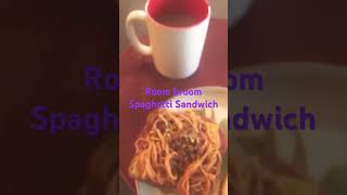 Spaghetti Sandwich breakfastBreakfastbudgetmeal food cooking MittenPrepperVet poormansmeal [upl. by Nassi]