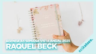 AGENDA ANUAL 2025 A5 SEMANA VISTA RAQUEL BECK  ErikStore [upl. by Ahseena175]