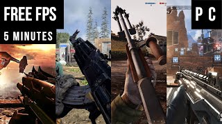 50 Best Free FPS Games For PC in 5 Minutes [upl. by Nahsor425]