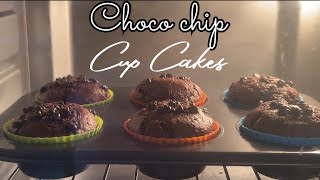 EGGLESS CHOCOCHIP CUPCAKES RECIPE SOFTEST FLUFFIEST youtube shorts short [upl. by Ofloda]