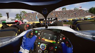 F1 2023  My Team Career Mode Round 4 Baku Sprint [upl. by Marco586]