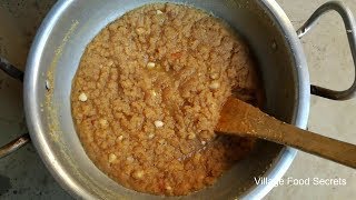 Besan ka Halwa ❤ Grandmas Style ❤ Village Style ❤ Village Food Secrets [upl. by Aisset]