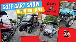 Golf Cart Show in Gaffney SC  No Limit Cruizers  GolfCartingTV [upl. by Pinette210]