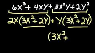 Factoring 4term Polynomials [upl. by Ahsiled]