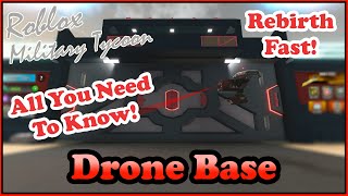 Drone Base A Great Update With Huge Potential Military Tycoon Roblox [upl. by Leeda697]