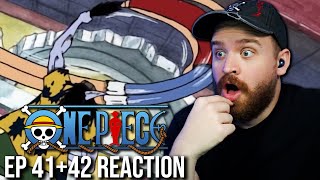 Arlong Vs Luffy Begins  One Piece Ep 4142 Reaction amp Review [upl. by Newberry]